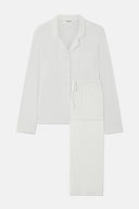 Luxury White Bamboo Pyjamas | PLUSH