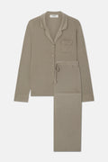 Luxuriöser Pyjama aus Bambus – Taupe