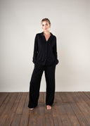 Luxury Black Bamboo Pyjamas | PLUSH