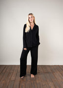 Luxury Black Bamboo Pyjamas | PLUSH