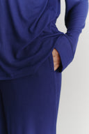 Luxury Deep Navy Bamboo Pyjamas | PLUSH