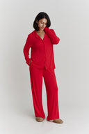 Luxury Red Bamboo Pyjamas | PLUSH