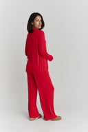 Luxury Red Bamboo Pyjamas | PLUSH