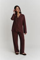 Luxury Chocolate Bamboo Pyjamas | PLUSH