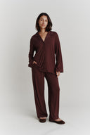 Luxury Chocolate Bamboo Pyjamas | PLUSH