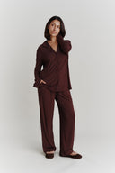 Luxury Chocolate Bamboo Pyjamas | PLUSH