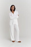 Luxury White Bamboo Pyjamas | PLUSH