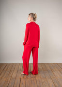 Luxury Red Bamboo Pyjamas | PLUSH
