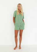 The Summer Shorts Set Matcha - Plush Underwear